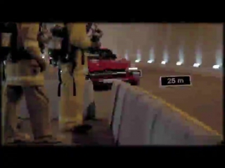 mercedes sls amg deadly tunnel stunt