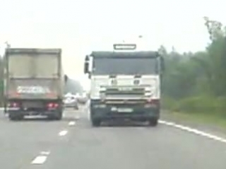 a truck is moving backwards at 70 km/h.