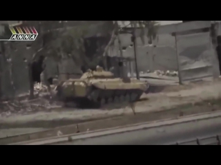 competent tank battle on the t 72 in syria.