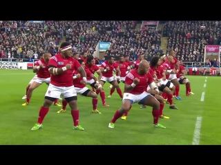 very effective ritual dance of rugby players.