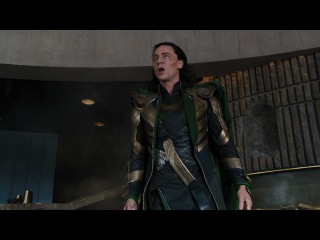 the funniest moment from the avengers movie (hulk and loki).